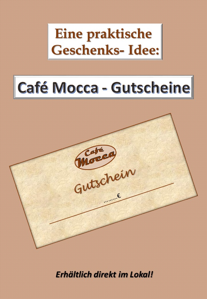 Mocca Gutscheine